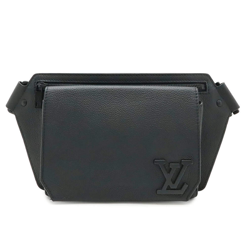 LOUIS VUITTON LV Aerogram Takeoff Sling Bumbag Body Bag Waist Noir Black
